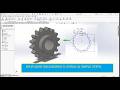 spur gear Solidworks Tutorial In simple steps #automobile #cad #tutorial #drawing  #machine #