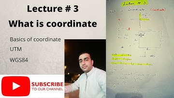 What are coordinate? What are basics of coordinatic system? | UTM, WGS 84 |