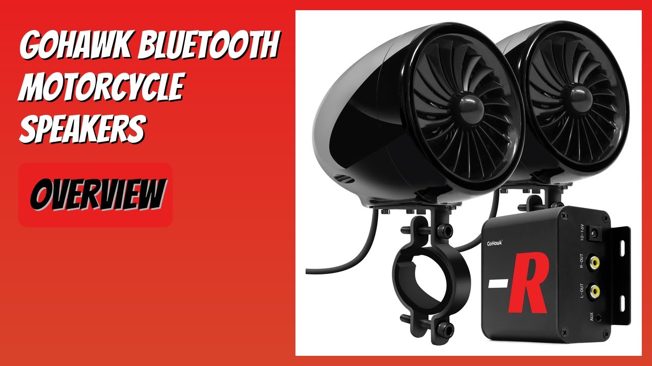 REVIEW (2026): GoHawk Bluetooth Motorcycle Speakers. Features