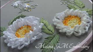 Embroidery:Bouquet White Flowers | Beautiful Hand Design by malina gm