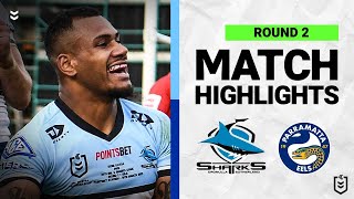 Cronulla-Sutherland Sharks v Parramatta Eels | Match Highlights | Round 2, 2022 | NRL