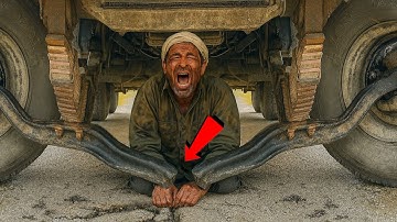 Emergency Broken Front Axle of Truck Legendary Repair and Restored