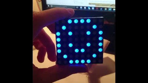 Arduino LED Matrix Smiley/Frowny
