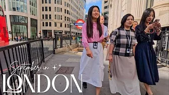 🏛️✨ London September Walk:  History, Markets & Thames Views | 4K HDR Walking Tour