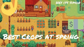 Best Crops At Spring|Stardew Valley|Profitable Stragety