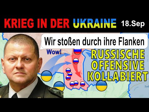 18.SEPTEMBER: Ukrainische Zangenbewegung BEENDET RUSSISCHE GEGENOFFENSIVE IN KURSK | Ukraine-Krieg