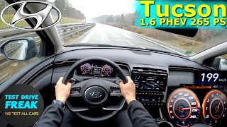 2024 Hyundai Tucson 1.6 T-GDI PHEV 4WD 265 PS TOP SPEED AUTOBAHN DRIVE POV