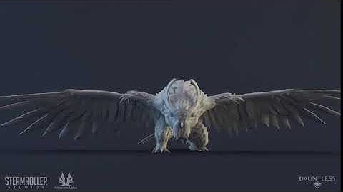 Owl Bear Attack Animation | Dauntless