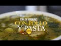 Sopa de Verduras Con pollo y Pasta