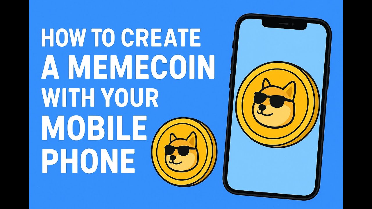 how to create memecoin with your mobile phone