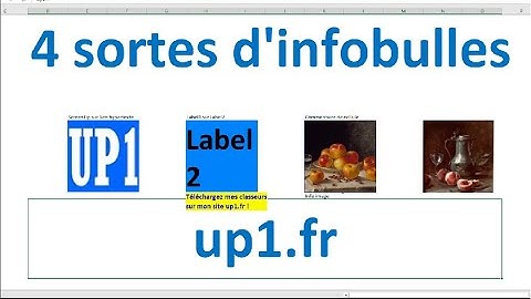 Execl-VBA : Gérez vos INFOBULLES !