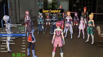 SAO Fatal Bullet Any% Easy 2:03:58 / True Ending 3:29:53