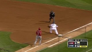 Ramirez makes an athletic play on a grounder