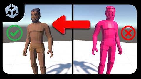 ✅Cómo quitar el ROSA de los MATERIALS en UNITY!