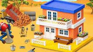 Diy Construction Science Project - Building A Cute 2-Story Brick House