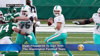 Celebrity AP Source: Dolphins QB Ryan Fitzpatrick Agrees To Sign With Washington Net Worth