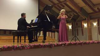 Wolfgang Amadeus Mozart - Eine kleine Nachtmusik, arrangement for flute and piano, 1st movement