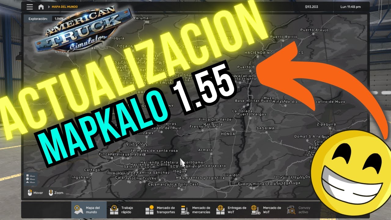 🚚💼¡Cómo DESCARGAR e INSTALAR el Mapa MAPKALO para ATS 1.55! ACTUALIZACIÓN - GUIA COMPLETA 🛠️ 🚛🌎