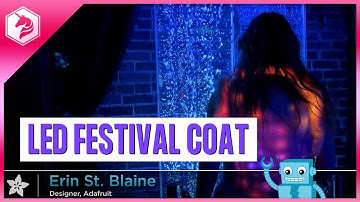 Tutorial Intro: Add Lights to your Festival Coat #adafruit