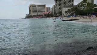 Honolulu,  O'ahu,  Hawai'i waikiki beach diamon head