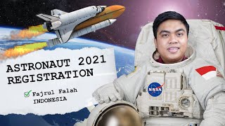 Aku Daftar Jadi Astronot real Semoga Keterima
