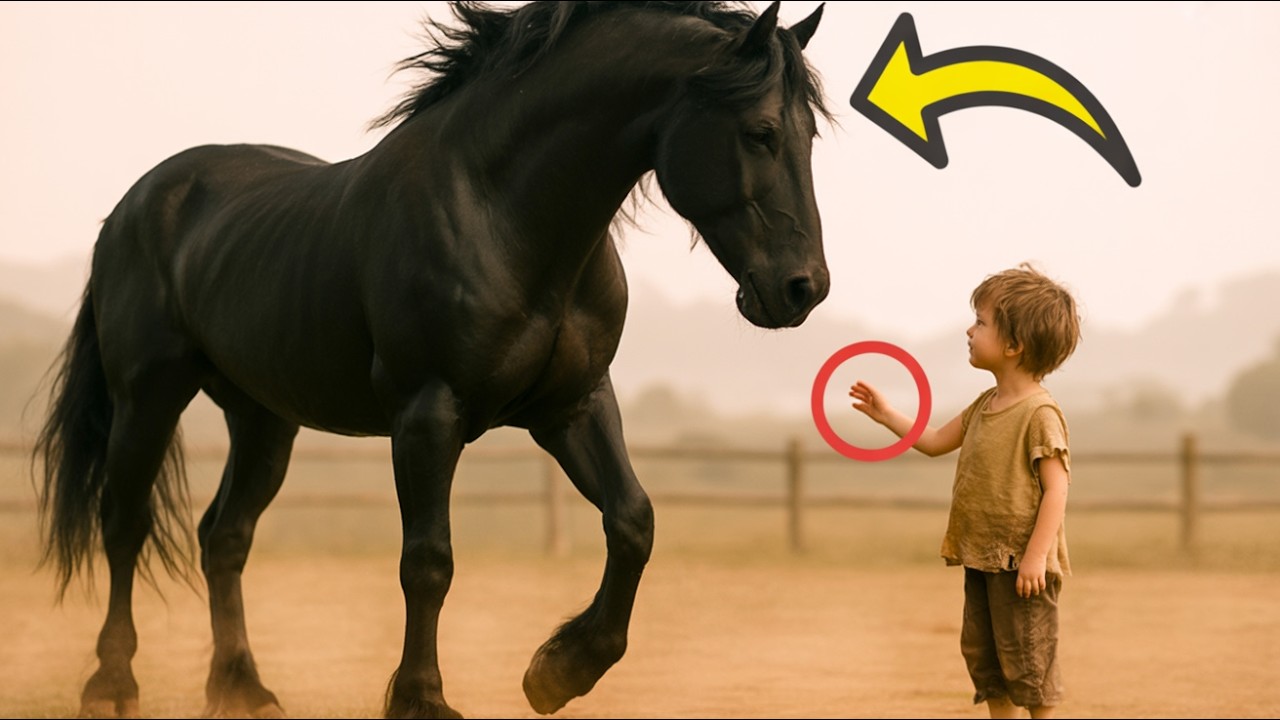 SİYAH AT EHLİLEŞTİRİLEMEZDİ… TA Kİ SOKAK ÇOCUĞU ÇIFTLIĞE GELENE KADAR