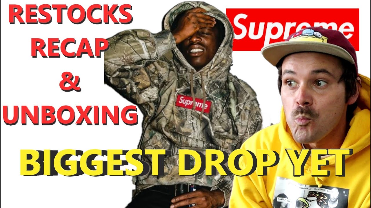 SUPREME BOX LOGO RESTOCKS LIVE! 🚨 Waiting Room + Secret Unboxing!
