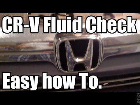 HONDA CR-V: How to Check Engine Fluid Levels! - YouTube
