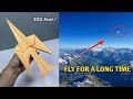 How To Make a Paper Plane That Flies 300 Feet! ✈️ Easy Step By Step Tutorial