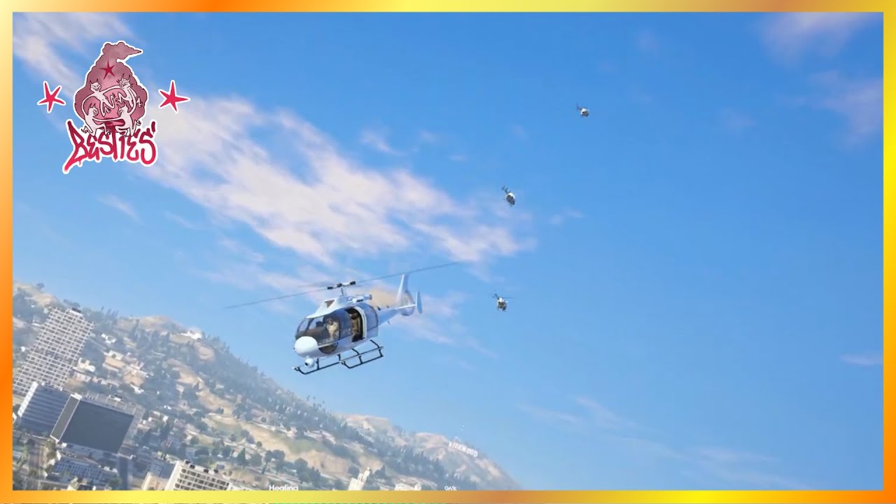 Лучшие друзья против трёх вертолётов полиции | NoPixel 4.0 GTA RP