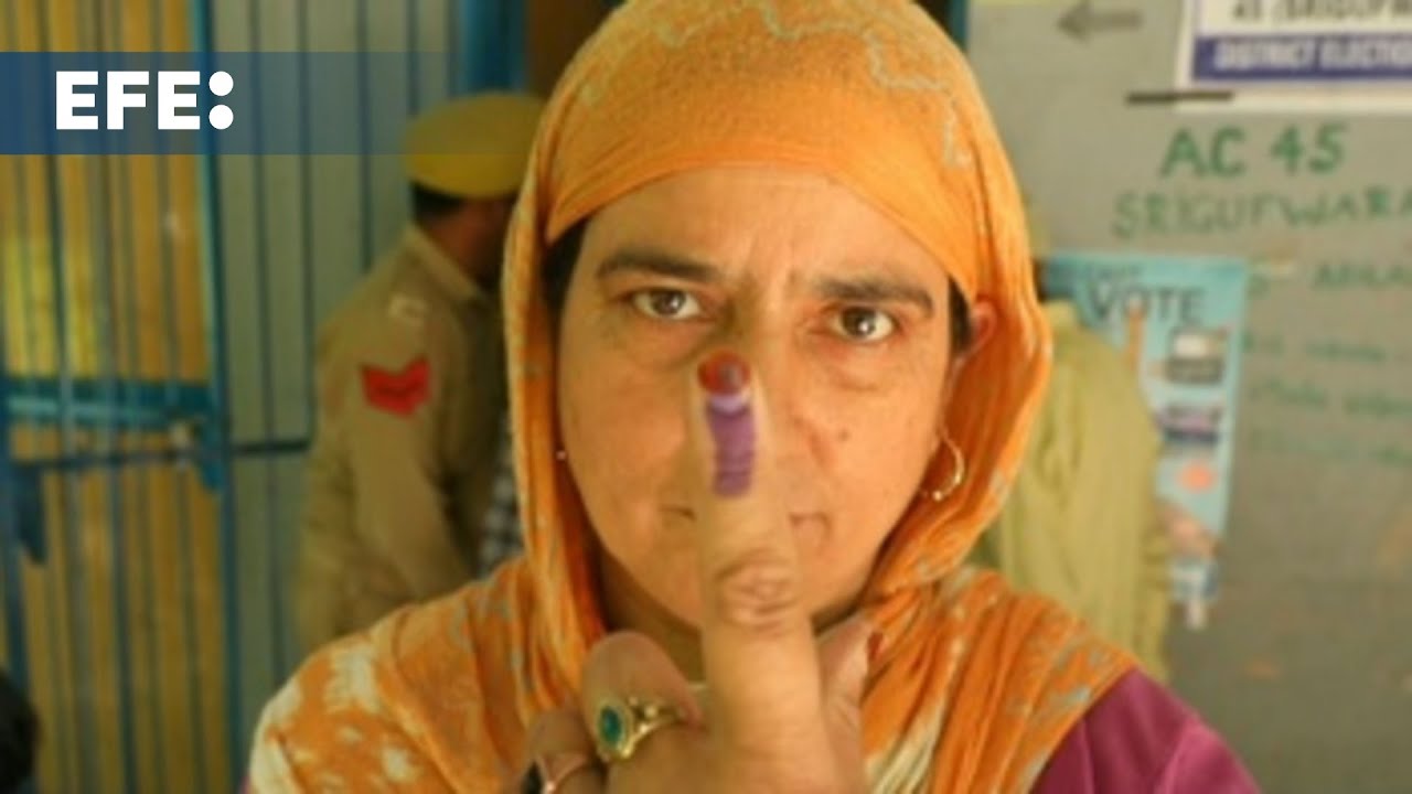 La India concluye penúltima fase electoral bajo una severa ola de calor