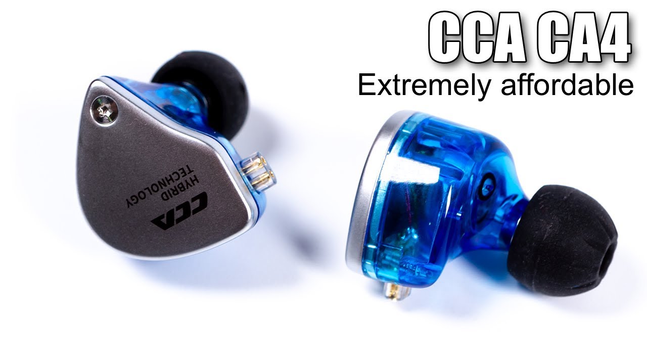 CCA CA4 earphones review - YouTube
