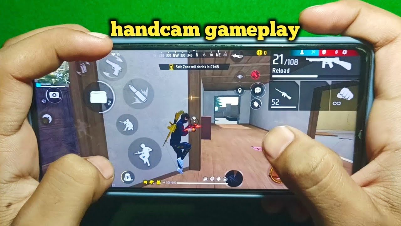 Free Fire BR Rank Push | Solo Vs Squad Handcam Gameplay | 99% Headshot ...