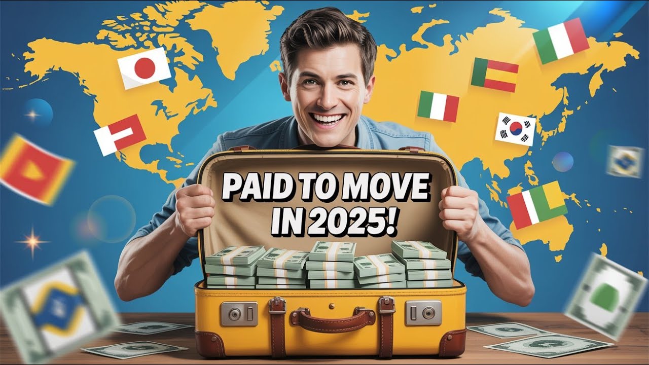 “5 Countries That Will Pay You to Move There in 2025 | $90,000 Relocation Offers Revealed!”