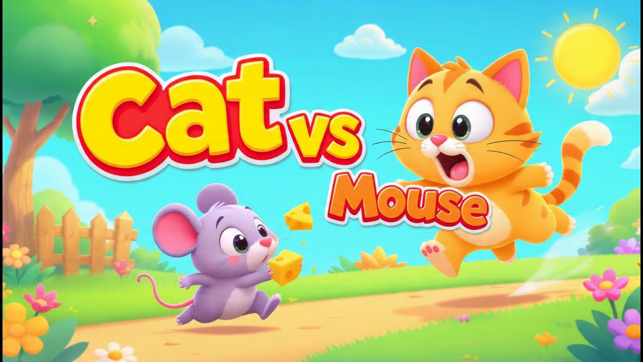 Funny 3D Cat vs Mouse Adventure | Tom & Jerry | Cartoon