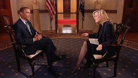 President Obama Post-Debate Interview with Diane S...
