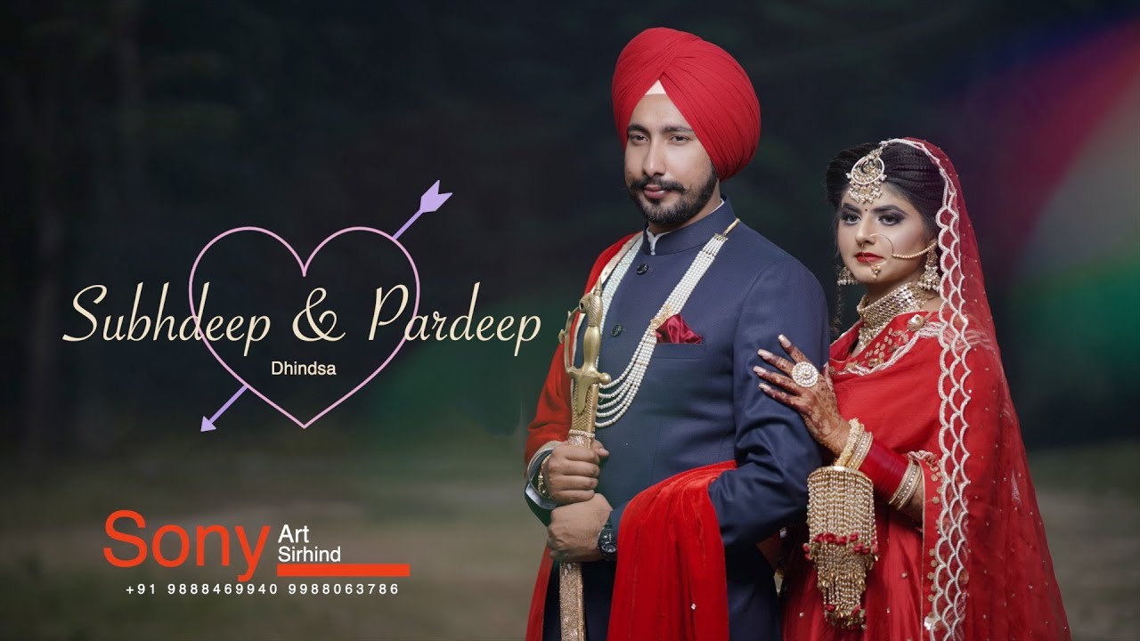 Punjabi wedding highlight//Subhdeep & Pardeep Dhindsa//Sony art sirhind +9198884469940 9988053786