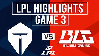 TES vs BLG Highlights Game 3 | LPL 2026 Split 2 Grand Finals | Top Esports vs Bilibili Gaming