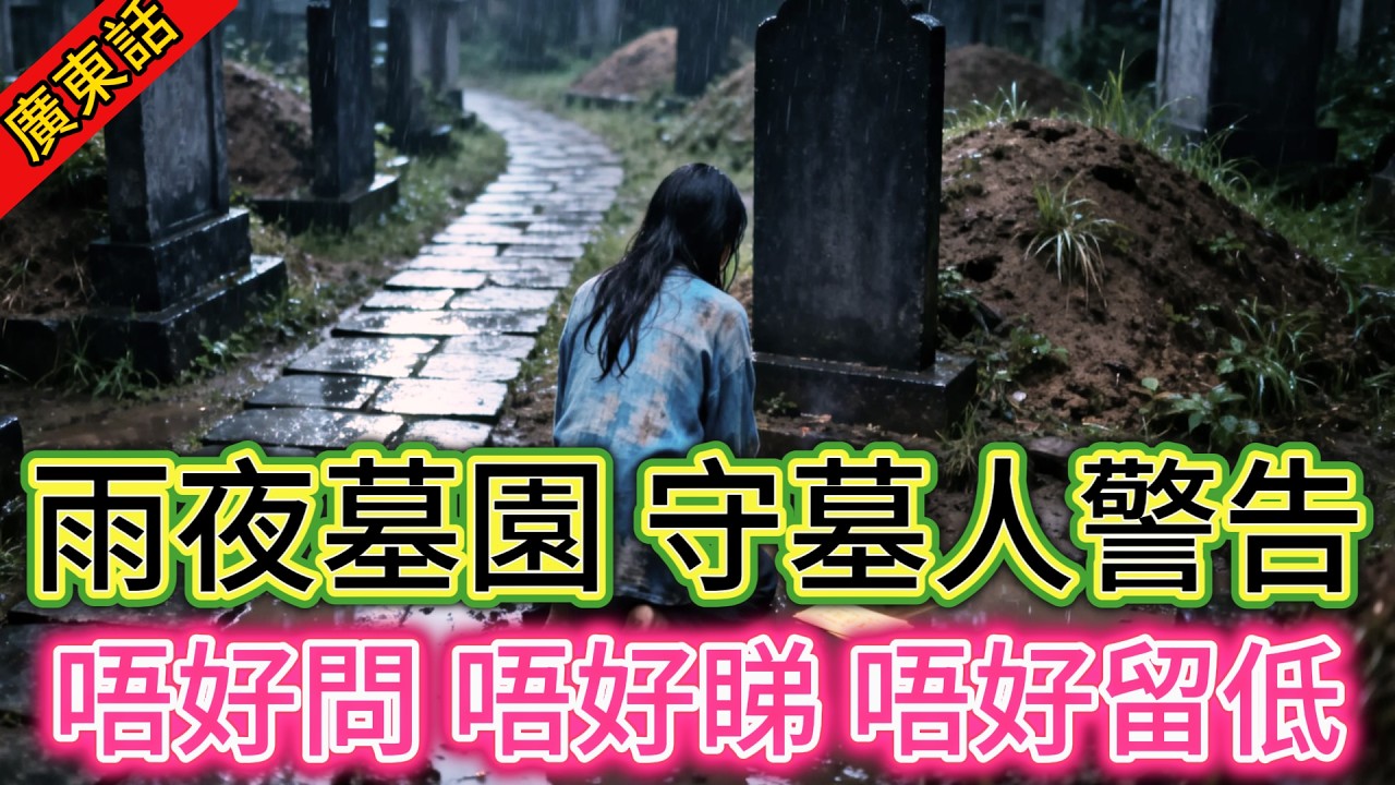 【奇聞】|  守墓人警告（上集）：雨夜墓園，天黑前必須離開！唔好問，唔好睇，唔好留低！佢哋守嘅唔係死人，係一個不能講嘅秘密！#奇闻异事