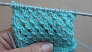 #22 How to Knit Lattice Lace, Knitting For Beginners, Sheila's Just Knitting