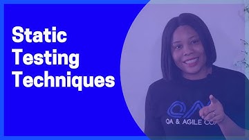 Static testing Techniques