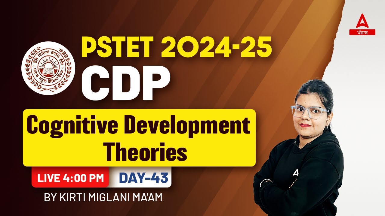 PSTET 2024 Preparation | PSTET CDP Class | Cognitive Development ...
