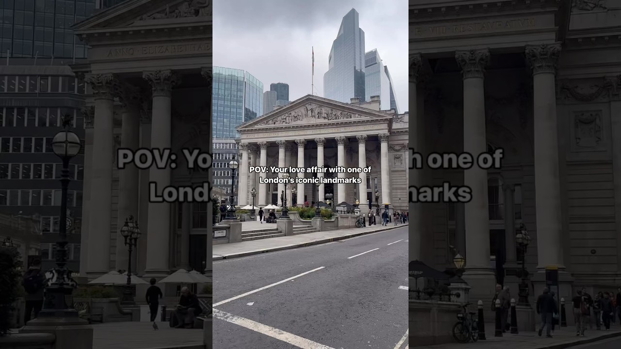 ICONIC LONDON LANDMARK 🏛️ The Royal Exchange, Bank 