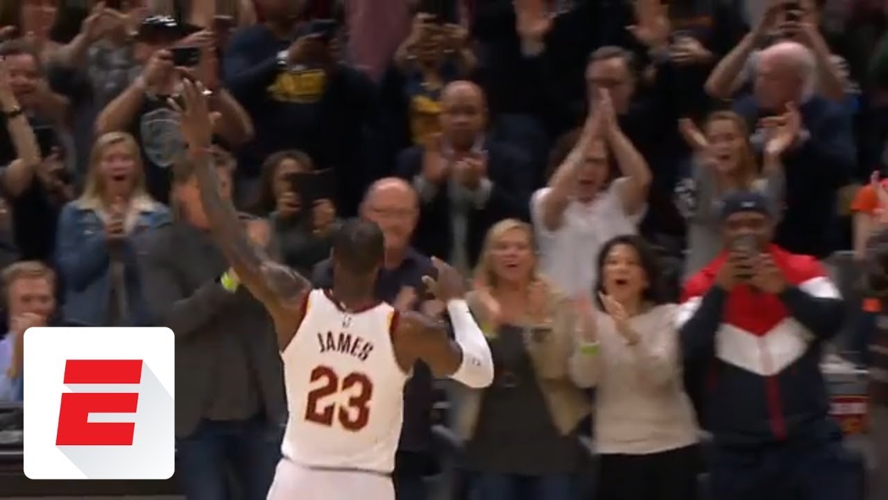 LeBron James surpasses Michael Jordan with doubleclutch jam ESPN
