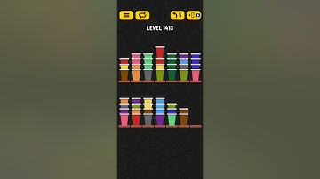 Cup Sort Puzzle Level 1413 | Water Sort Puzzle Level 1413 | Ball Sort Puzzle Level 1413 All the same