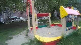 паркур 💎   фриран по детской площадки паркур pov
