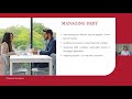 Finance webinar: managing debit and borrowing