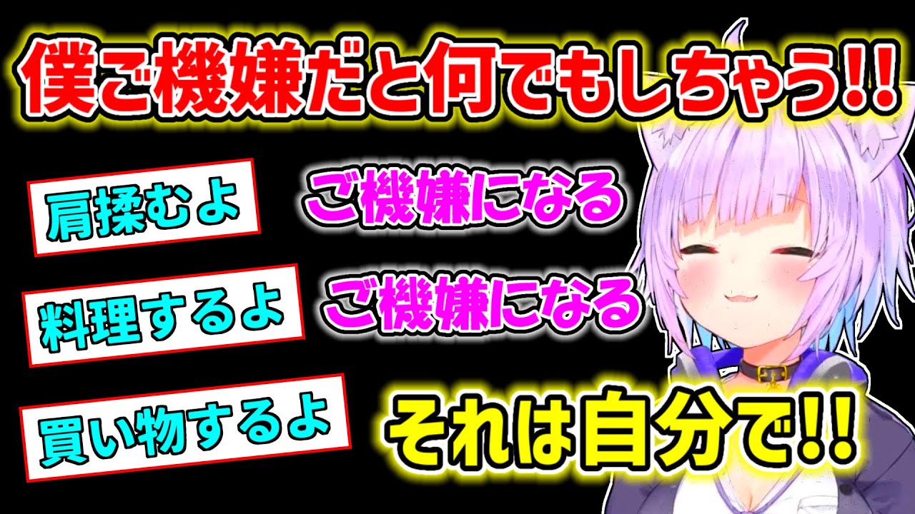 【猫又おかゆ】何をしてあげてもご機嫌になるかと思いきや買い物だけは自分も行きたいおかゆ【ホロライブ切り抜き】