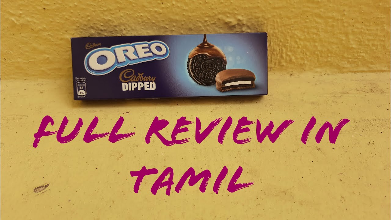 Oreo Dipped Biscuit Review in Tamil 595 YouTube