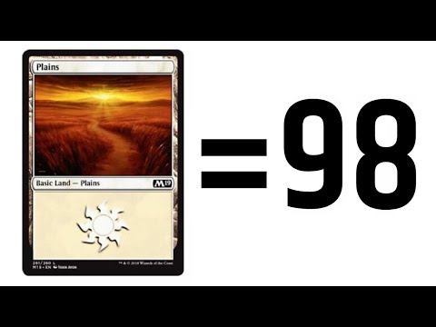 Commander Deck With 98 Plains